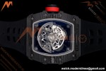 Richard Mille - RM35-02 Rafael Nadal Black NTPT/RU Blk/Blk/Red Rehaut Skeleton UMI RMAL1 Free Sprung | 리차드 밀 - RM35-02 라파엘 나달 블랙 NTPT/RU 블랙/블랙/레드 리하우트 스켈레톤 UMI RMAL1 프리 스프렁