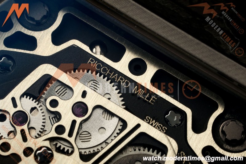 Richard Mille - RM11-03 Annual Calendar Flyback Chrono Black Carbon NTPT/RU Skeleton ABMF RMAC3