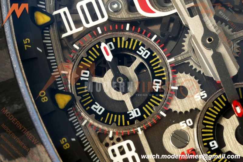 Richard Mille - RM11-03 Annual Calendar Flyback Chrono Black Carbon NTPT/RU Skeleton ABMF RMAC3