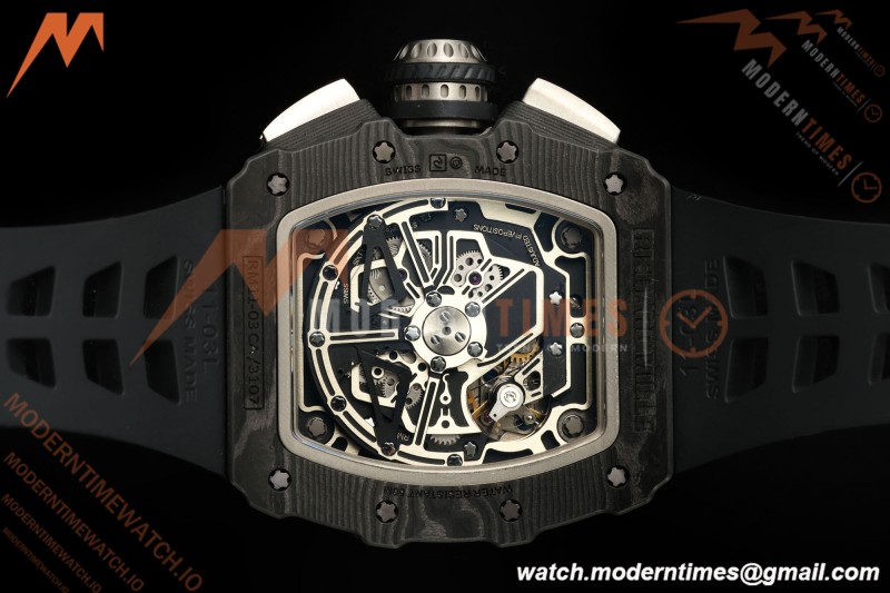 Richard Mille - RM11-03 Annual Calendar Flyback Chrono Black Carbon NTPT/RU Skeleton ABMF RMAC3
