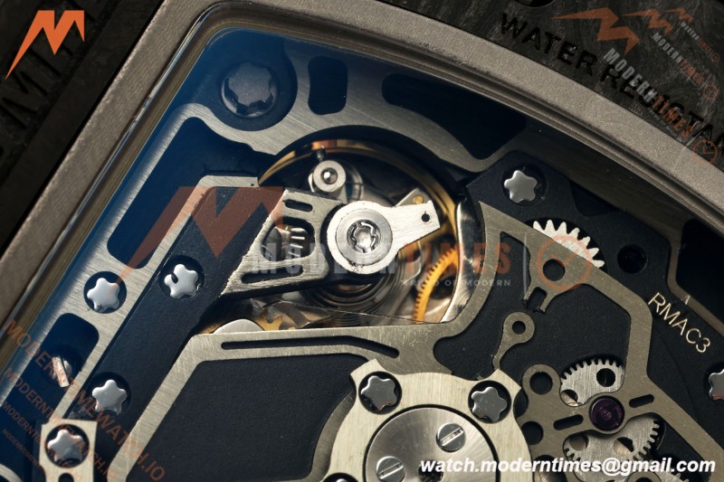 Richard Mille - RM11-03 Annual Calendar Flyback Chrono Black Carbon NTPT/RU Skeleton ABMF RMAC3