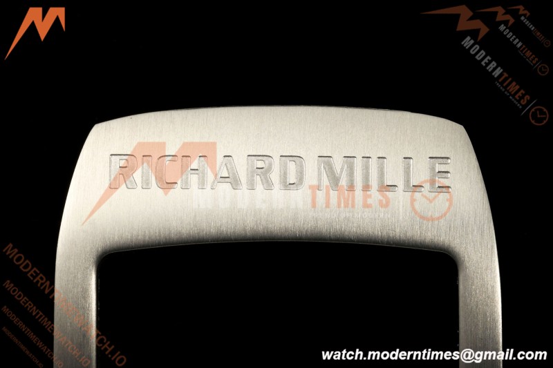 Richard Mille - RM055 Bubba Watson White CER/RU Blk/Blk Rehaut Skeleton A9F RMUL2 Free Sprung