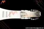 Richard Mille - RM055 Bubba Watson White CER/RU Blk/Blk Rehaut Skeleton A9F RMUL2 Free Sprung