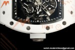Richard Mille - RM055 Bubba Watson White CER/RU Blk/Blk Rehaut Skeleton A9F RMUL2 Free Sprung