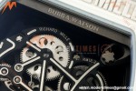 Richard Mille - RM055 Bubba Watson White CER/RU Blk/Blk Rehaut Skeleton A9F RMUL2 Free Sprung
