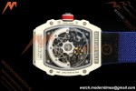 Richard Mille - RM67-02 Alexis White NTPT Blu/Red/Wht/Blk Skeleton AVF CRMA7
