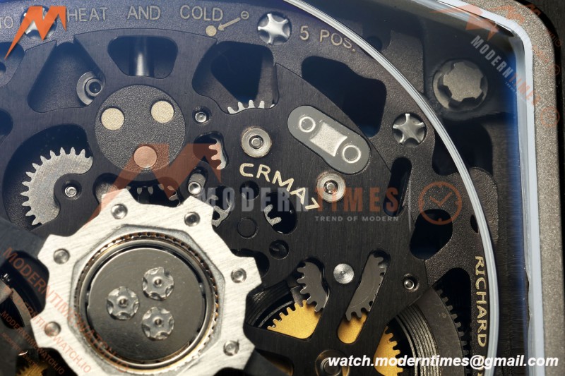Richard Mille - RM67-02 Black NTPT Black Skeleton Black Strap AVF CRMA7