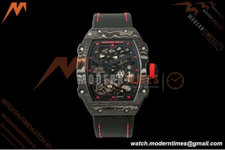 Richard Mille - RM67-02 Black NTPT Black Skeleton Black Strap AVF CRMA7