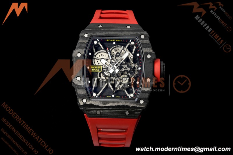 Richard Mille - RM35-01 Rafael Nadal Blk/Red/Red NTPT Skeleton Dial MILLEF RMUL3