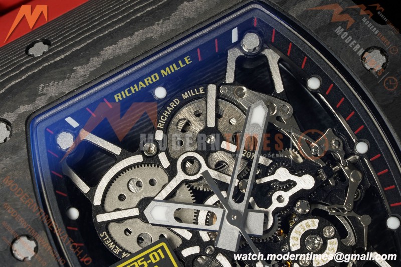 Richard Mille - RM35-01 Rafael Nadal Blk/Red/Red NTPT Skeleton Dial MILLEF RMUL3