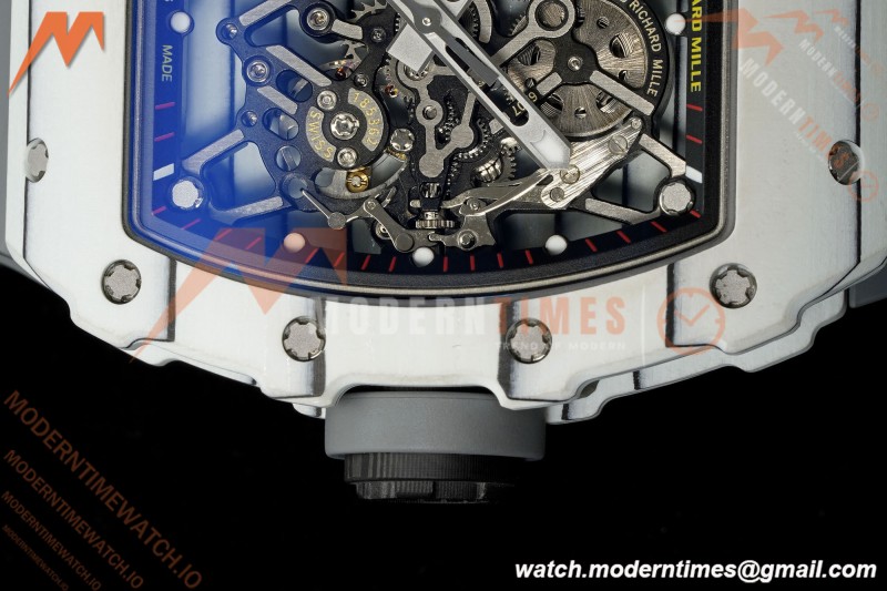 Richard Mille - RM35-01 Rafael Nadal Wht/Gry/Gry Wht NTPT/RU Skeleton Dial MILLEF RMUL3