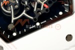 Richard Mille - RM055 Bubba Watson White CER/RU Blk/Blk Rehaut Skeleton Boss RMUL2 Free Sprung