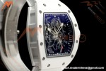 Richard Mille - RM055 Bubba Watson White CER/RU Blk/Blk Rehaut Skeleton Boss RMUL2 Free Sprung