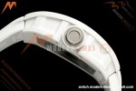 Richard Mille - RM055 Bubba Watson White CER/RU Blk/Blk Rehaut Skeleton Boss RMUL2 Free Sprung