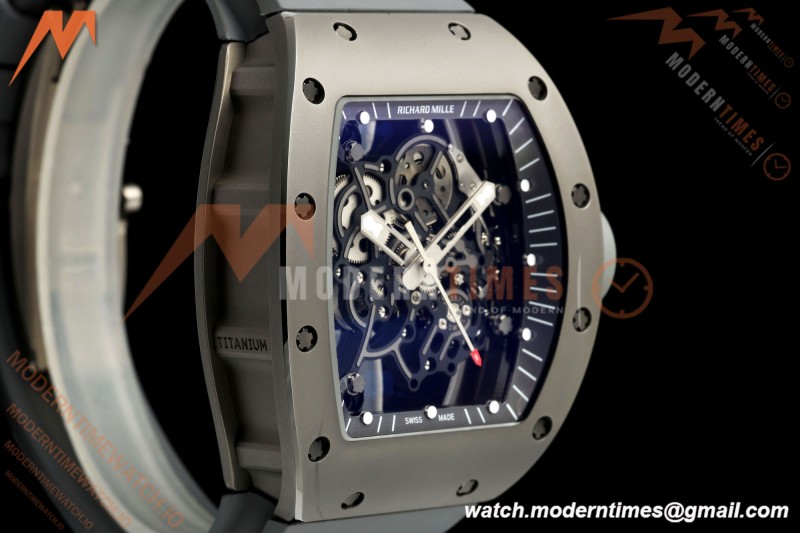 Richard Mille - RM055 Bubba Watson Boutique Grey CER/RU Black Rehaut Skeleton Boss Vaucher RMUL2 Free Sprung