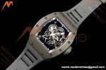 Richard Mille - RM055 Bubba Watson Boutique Grey CER/RU Black Rehaut Skeleton Boss Vaucher RMUL2 Free Sprung
