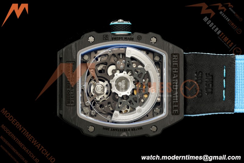 Richard Mille - RM67-02 "Sébastien Ogier" Black NTPT Black Skeleton/Blue Elastic UMIF V2 CRMA7