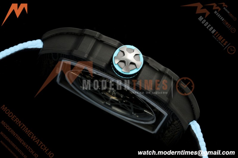Richard Mille - RM67-02 "Sébastien Ogier" Black NTPT Black Skeleton/Blue Elastic UMIF V2 CRMA7