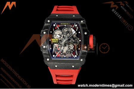 Richard Mille - RM35-02 Rafael Nadal Black NTPT/Red RU Skeleton Dial MILLEF RMUL1