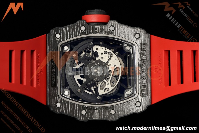 Richard Mille - RM35-02 Rafael Nadal Black NTPT/Red RU Skeleton Dial MILLEF RMUL1