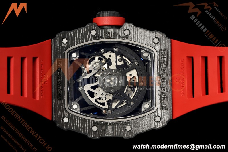 Richard Mille - RM35-02 Rafael Nadal Black NTPT/Red RU Skeleton Dial MILLEF RMUL1