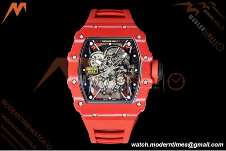 Richard Mille - RM35-02 Rafael Nadal Red NTPT/Red RU Skeleton Dial MILLEF RMUL1