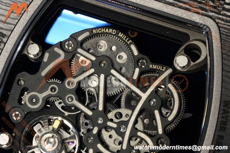 Richard Mille - RM055 Bubba Watson Black NTPT/Red RU Skeleton Dial MILLEF RMUL2