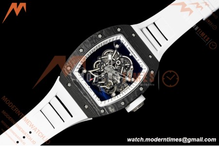 Richard Mille - RM055 Bubba Watson Black NTPT/Wht RU Skeleton Dial MILLEF RMUL2
