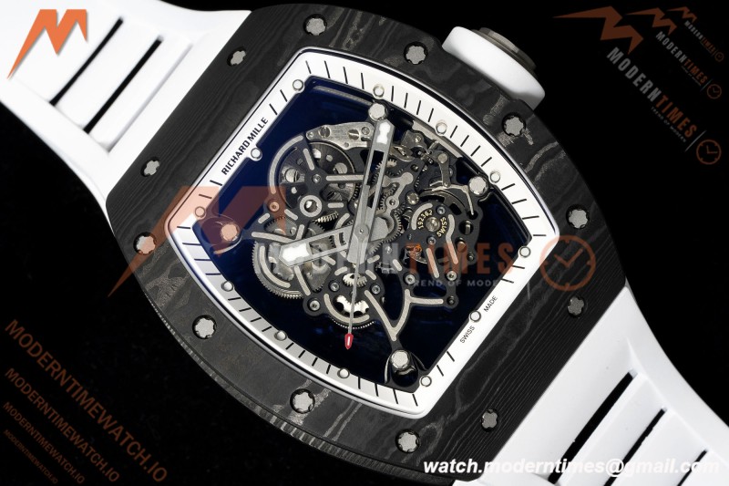Richard Mille - RM055 Bubba Watson Black NTPT/Wht RU Skeleton Dial MILLEF RMUL2
