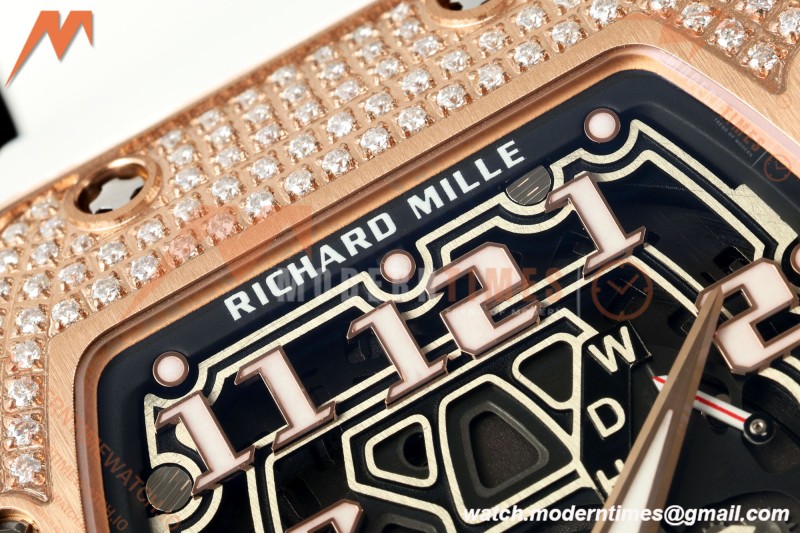 Richard Mille - RM67-01 Dia RG/Wht RU Skeleton Dial AVF CRMA6