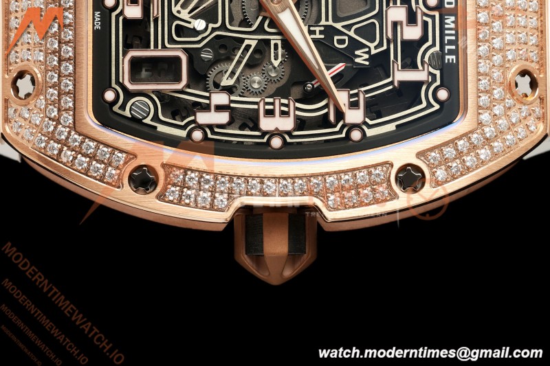Richard Mille - RM67-01 Dia RG/Wht RU Skeleton Dial AVF CRMA6