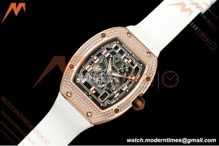 Richard Mille - RM67-01 Dia RG/Wht RU Skeleton Dial AVF CRMA6