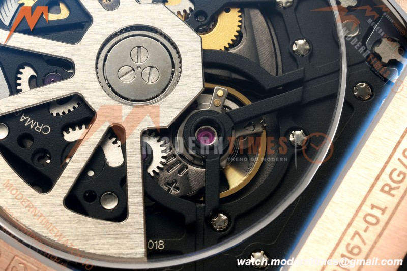 Richard Mille - RM67-01 Dia RG/Blk RU Skeleton Dial AVF CRMA6