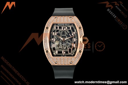 Richard Mille - RM67-01 Dia RG/Blk RU Skeleton Dial AVF CRMA6