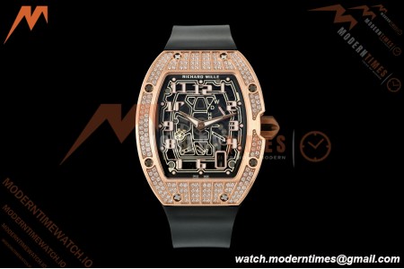 Richard Mille - RM67-01 Dia RG/Blk RU Skeleton Dial AVF CRMA6