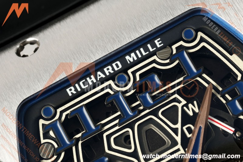 Richard Mille - RM67-01 Ti/Blk RU Blue Skeleton Dial AVF CRMA6