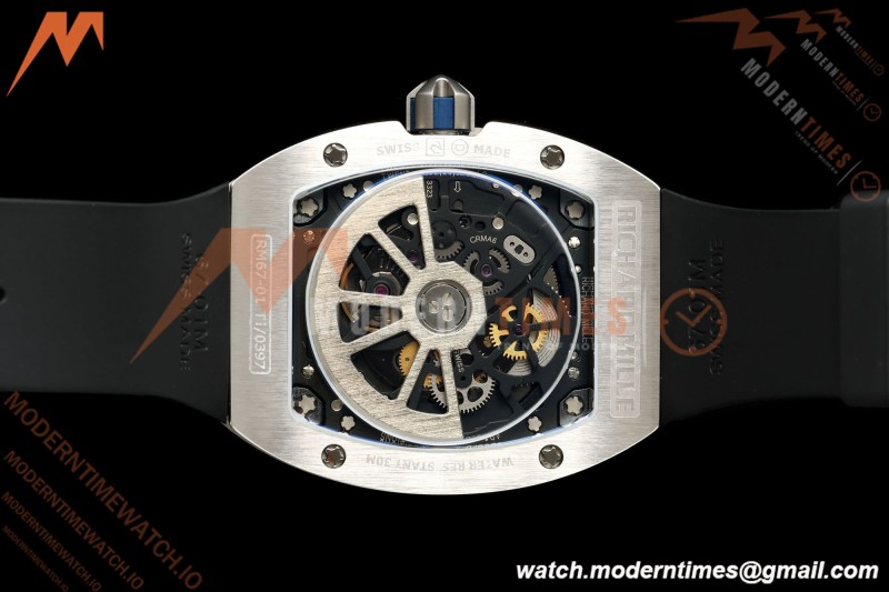 Richard Mille - RM67-01 Ti/Blk RU Blue Skeleton Dial AVF CRMA6