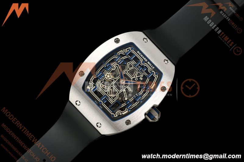 Richard Mille - RM67-01 Ti/Blk RU Blue Skeleton Dial AVF CRMA6