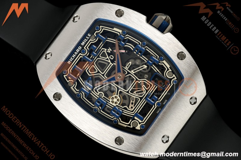 Richard Mille - RM67-01 Ti/Blk RU Blue Skeleton Dial AVF CRMA6