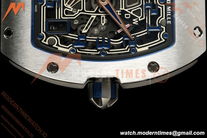 Richard Mille - RM67-01 Ti/Blk RU Blue Skeleton Dial AVF CRMA6
