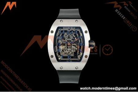 Richard Mille - RM67-01 Ti/Blk RU Blue Skeleton Dial AVF CRMA6