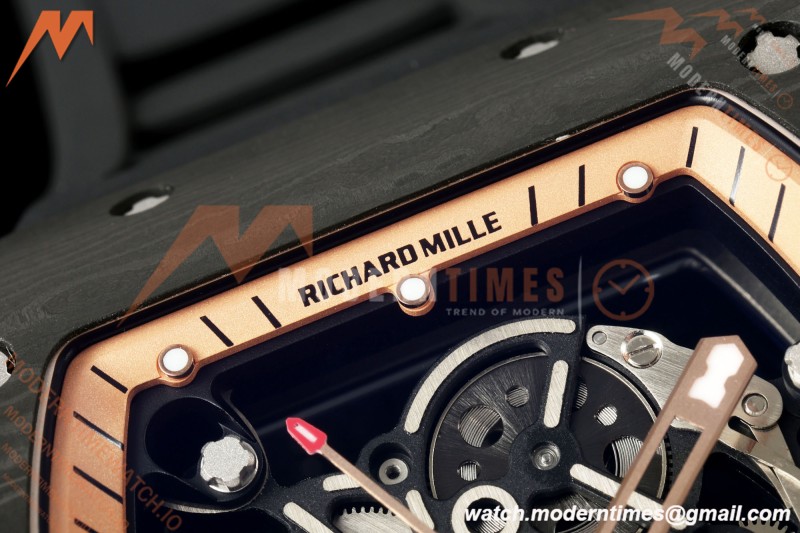 Richard Mille - RM055 Bubba Watson Asia Edition Black NTPT/RU BLK/RG Skeleton MILLEF RMUL2