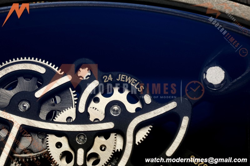 Richard Mille - RM055 Bubba Watson Asia Edition Black NTPT/RU BLK/RG Skeleton MILLEF RMUL2