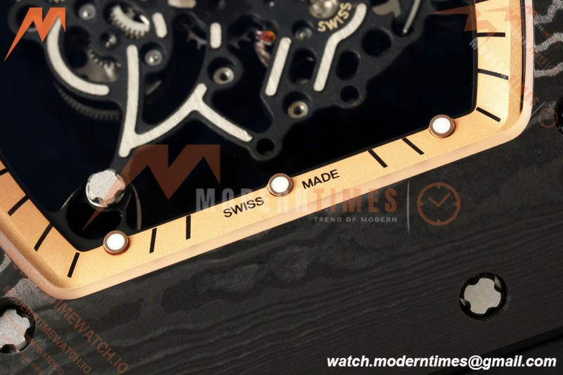 Richard Mille - RM055 Bubba Watson Asia Edition Black NTPT/RU BLK/RG Skeleton MILLEF RMUL2