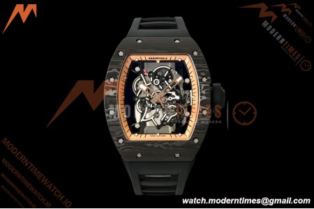Richard Mille - RM055 Bubba Watson Asia Edition Black NTPT/RU BLK/RG Skeleton MILLEF RMUL2