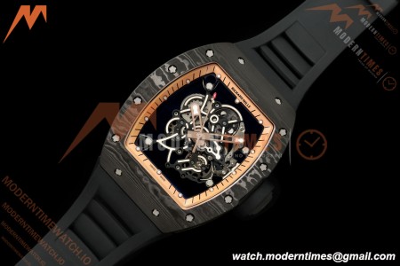 Richard Mille - RM055 Bubba Watson Asia Edition Black NTPT/RU BLK/RG Skeleton MILLEF RMUL2