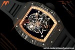 Richard Mille - RM055 Bubba Watson Asia Edition Black NTPT/RU BLK/RG Skeleton MILLEF RMUL2