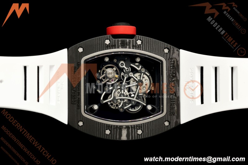 Richard Mille - RM055 Bubba Watson Black NTPT/Wht RU Wht/Red Skeleton Dial MILLEF RMUL2