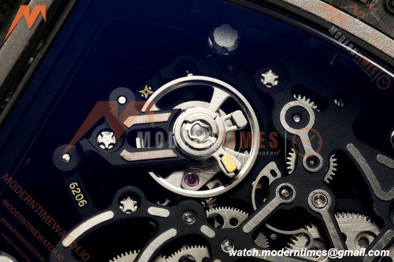 Richard Mille - RM055 Bubba Watson Black NTPT/Wht RU Wht/Red Skeleton Dial MILLEF RMUL2