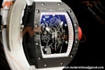 Richard Mille - RM055 Bubba Watson Black NTPT/Wht RU Wht/Red Skeleton Dial MILLEF RMUL2